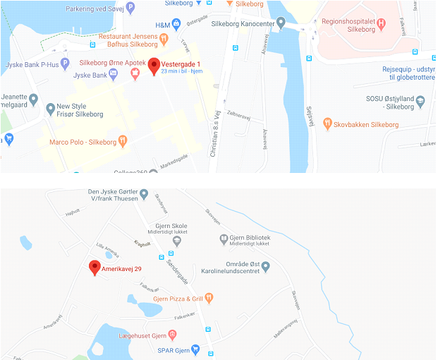 kort gjern silkeborg Gjern Silkeborg